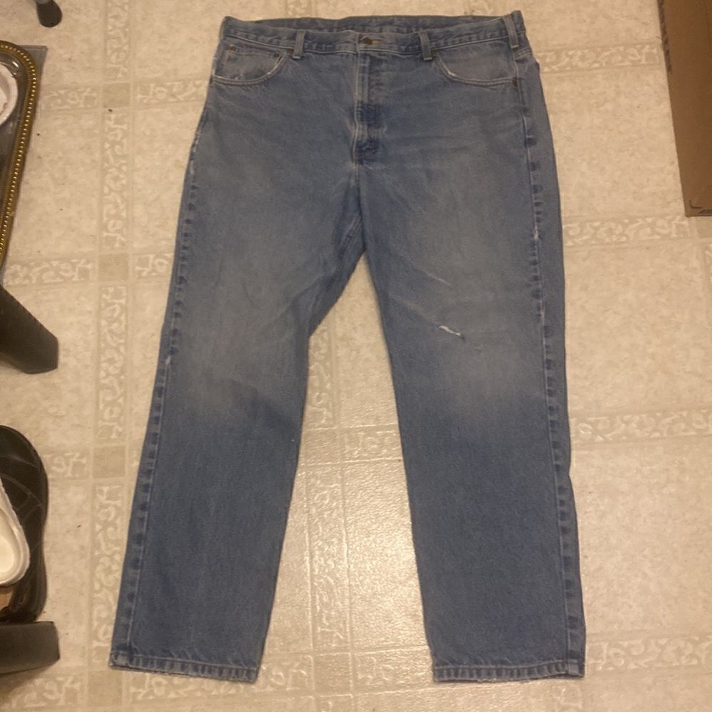 CARHARTT Traditional Fit Jean 40x30 100% Cotton See Pics for Flaws